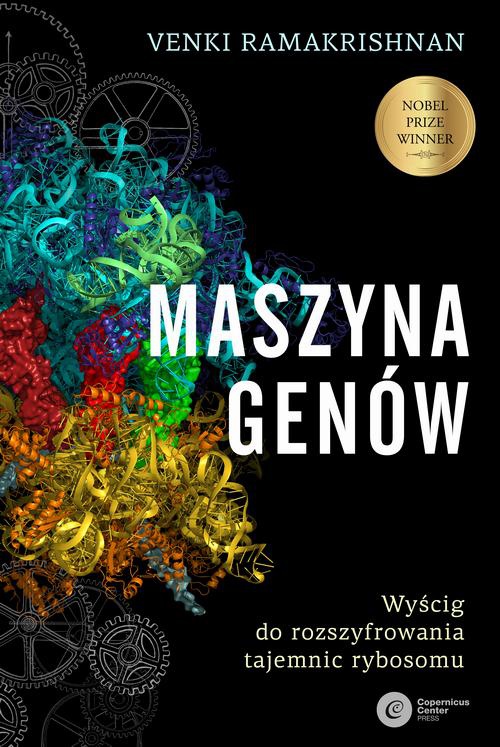 Обложка книги под заглавием:Maszyna genów