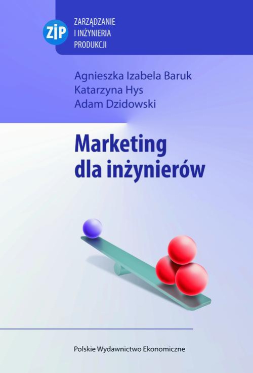 Обложка книги под заглавием:Marketing dla inżynierów