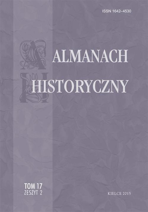 Okładka książki o tytule: Almanach Historyczny, t. 17, z. 2