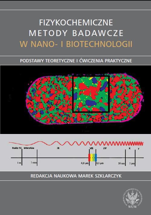 Okładka książki o tytule: Fizykochemiczne metody badawcze w nano- i biotechnologii