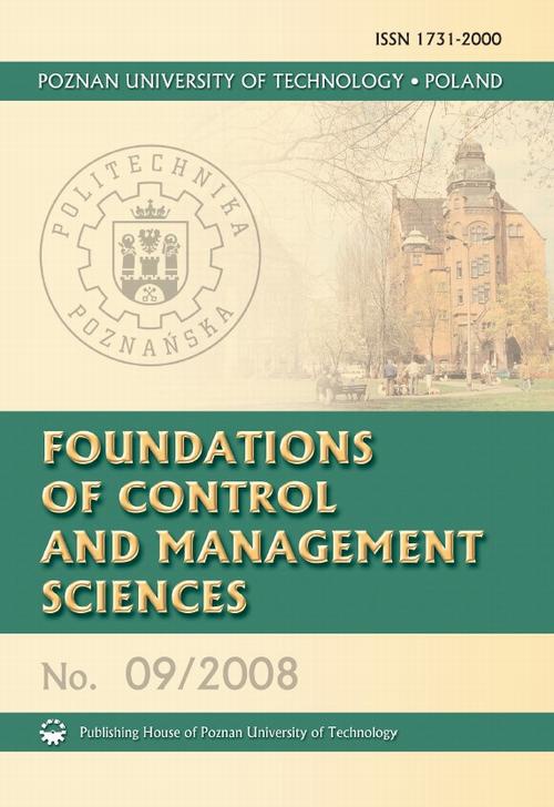 Okładka książki o tytule: Foundations of Control 9/2008