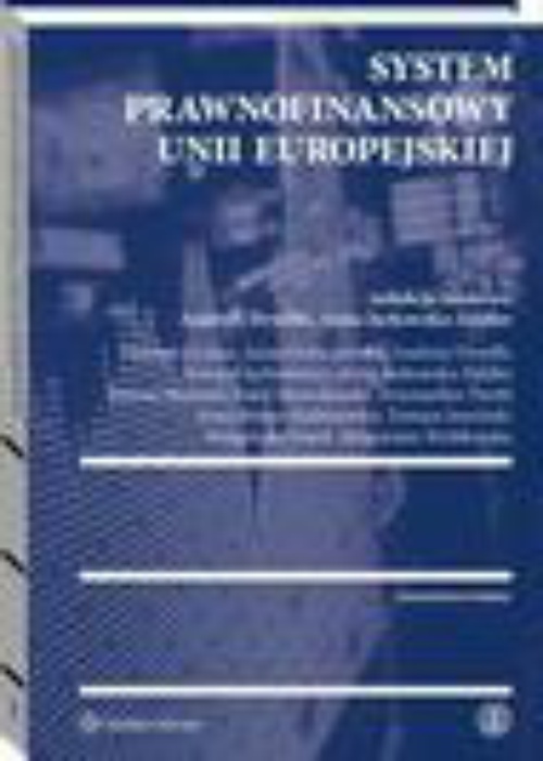 Okładka książki o tytule: System prawnofinansowy Unii Europejskiej