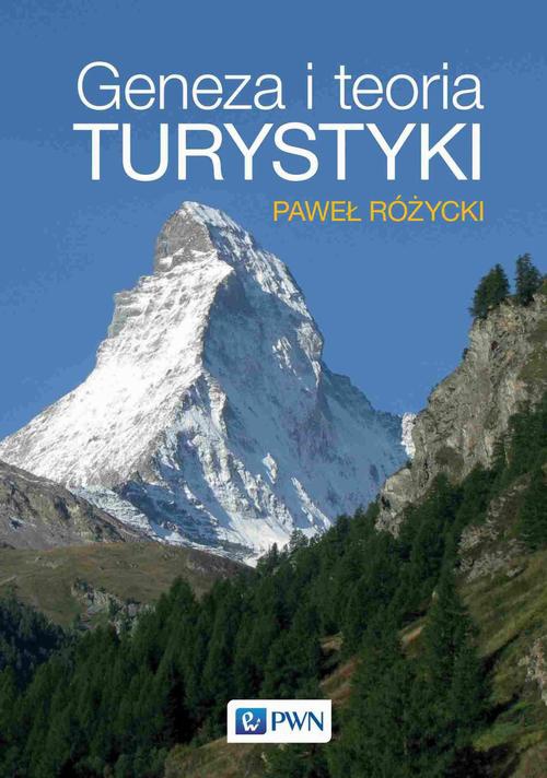 Обложка книги под заглавием:Geneza i teoria turystyki