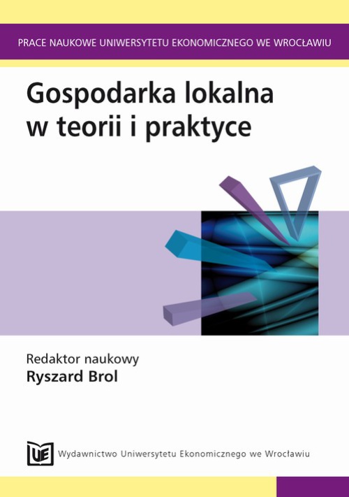 The cover of the book titled: Gospodarka lokalna w teorii i praktyce