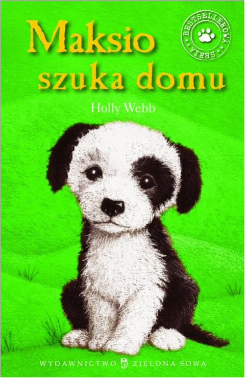 Обложка книги под заглавием:Maksio szuka domu