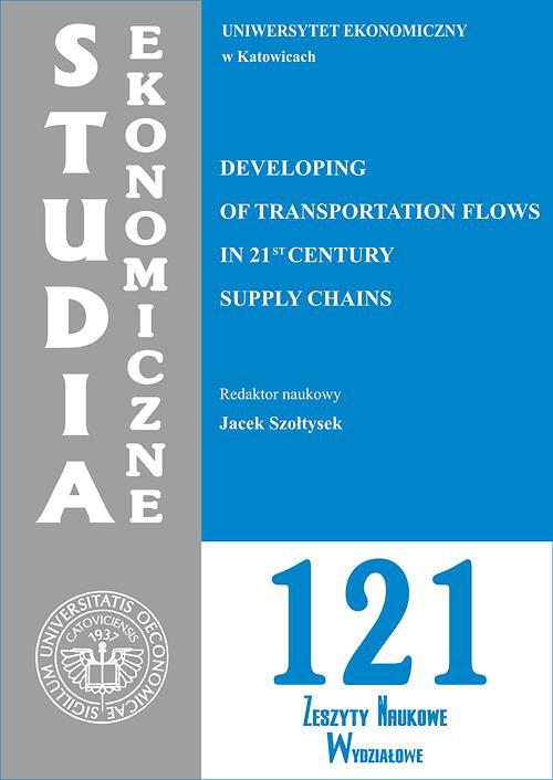 Okładka książki o tytule: Developing of Transportation Flows in 21st Century Supply Chains. SE 121