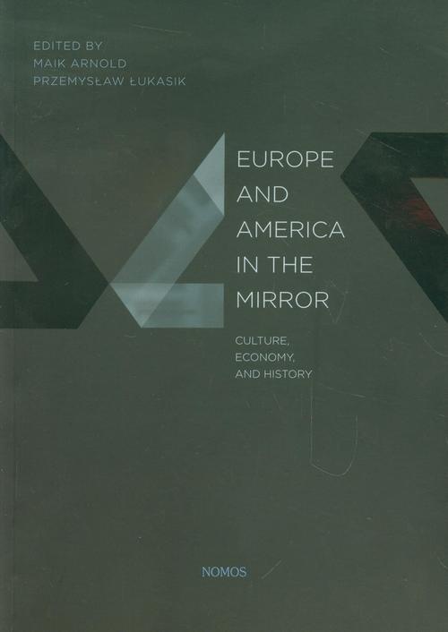 The cover of the book titled: Europe and America in the mirror
