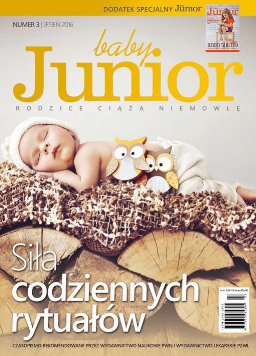 The cover of the book titled: Baby Junior 3/2016