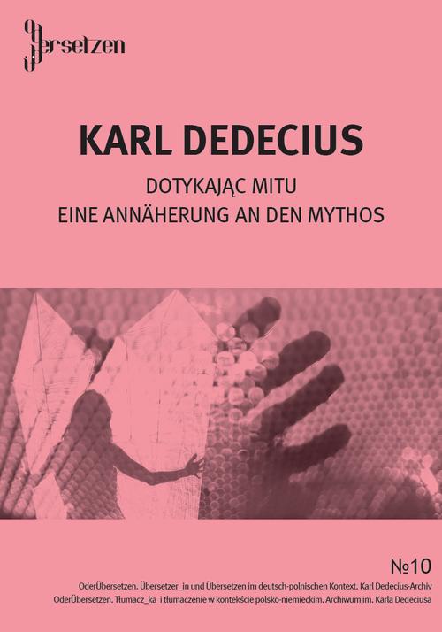 The cover of the book titled: OderÜbersetzen 2021/10. Karl Dedecius