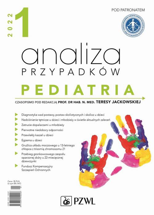 Okładka książki o tytule: Analiza Przypadków. Pediatria 1/2022
