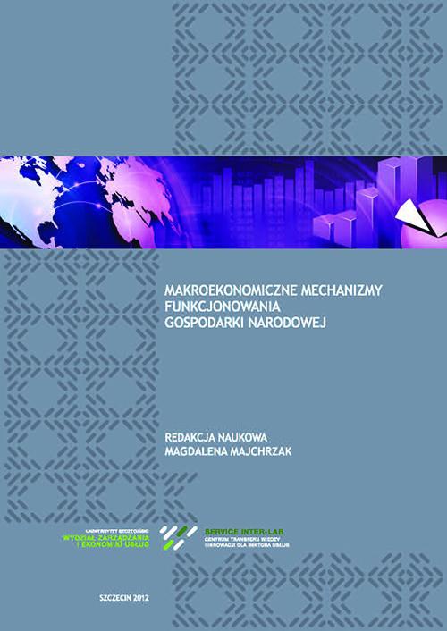 Обложка книги под заглавием:Makroekonomiczne mechanizmy funkcjonowania gospodarki narodowej