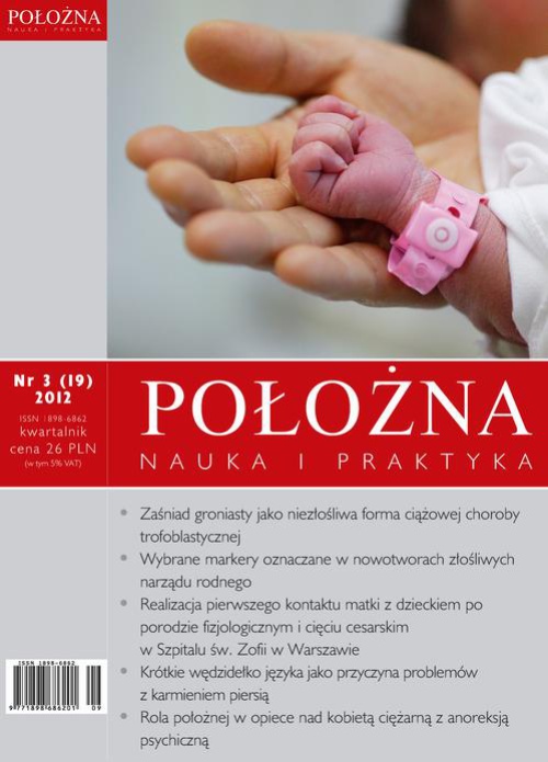 Okładka książki o tytule: Położna. Nauka i Praktyka 3/2012