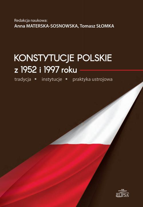 The cover of the book titled: Konstytucje polskie z 1952 i 1997 roku