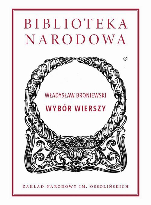 Okładka:Wybór wierszy. Władysław Broniewski 
