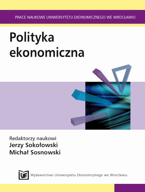The cover of the book titled: Polityka ekonomiczna