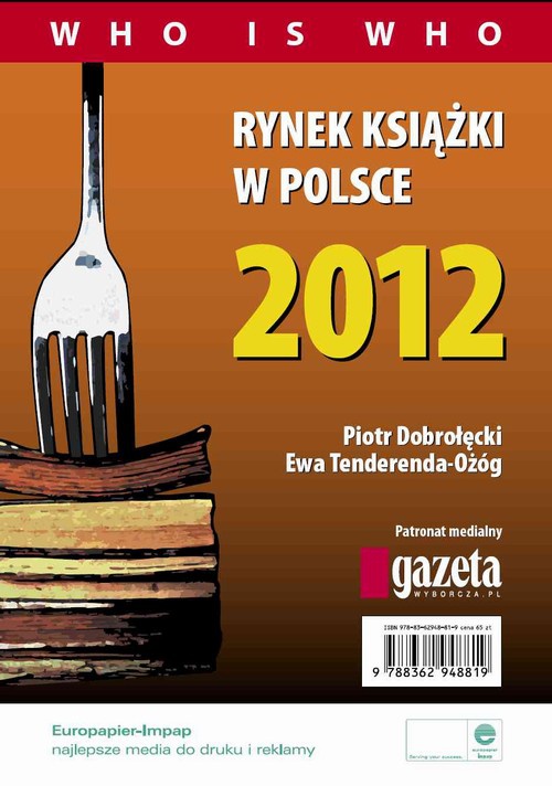 Okładka książki o tytule: Rynek książki w Polsce 2012. Who is who