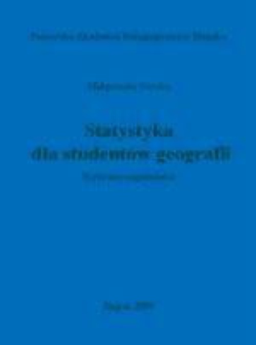 The cover of the book titled: Statystyka dla studentów geografii