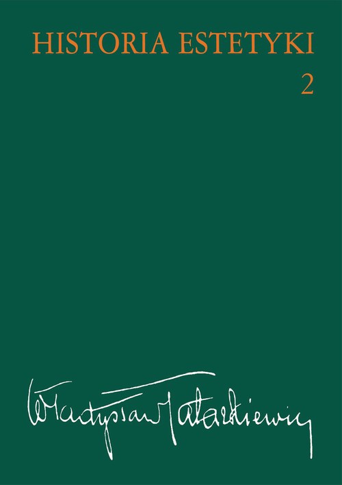 The cover of the book titled: Historia estetyki, t.2
