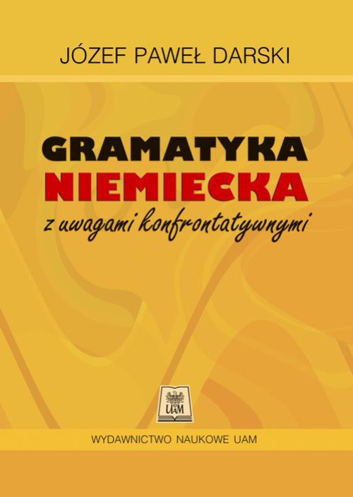 Обложка книги под заглавием:Gramatyka niemiecka z uwagami konfrontatywnymi