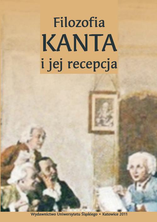 Обложка книги под заглавием:Filozofia Kanta i jej recepcja
