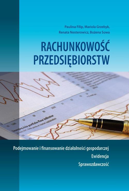 The cover of the book titled: Rachunkowość przedsiębiorstw