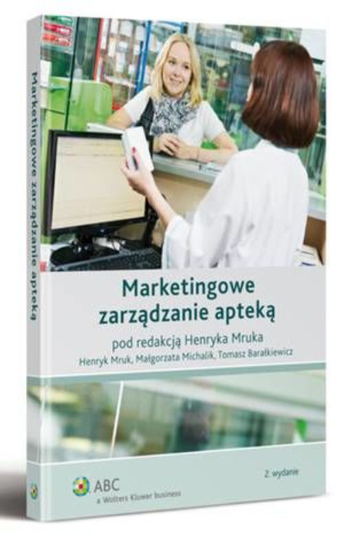 Обложка книги под заглавием:Marketingowe zarządzanie apteką
