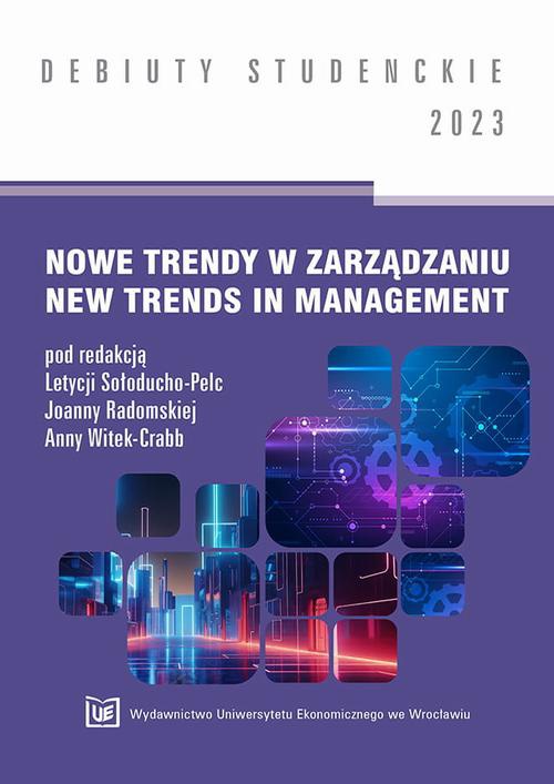 Okładka książki o tytule: Nowe trendy w zarządzaniu. New trends in mamagement