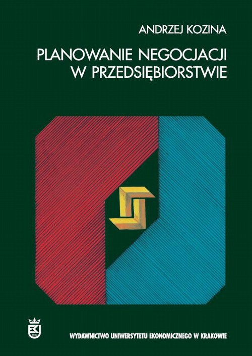 The cover of the book titled: Planowanie negocjacji w przedsiębiorstwie