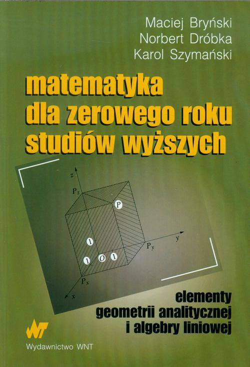 Обкладинка книги з назвою:Matematyka dla zerowego roku studiów wyższych