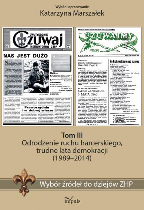 Okładka książki o tytule: Wybór źródeł do dziejów ZHP Tom 3