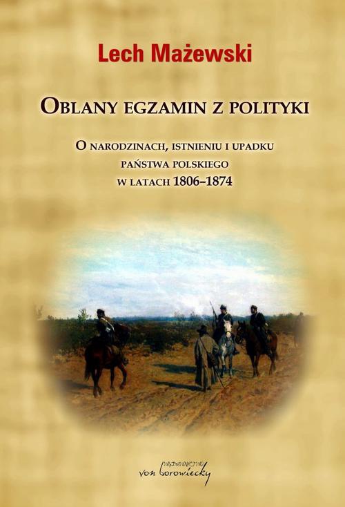 Обложка книги под заглавием:Oblany egzamin z polityki