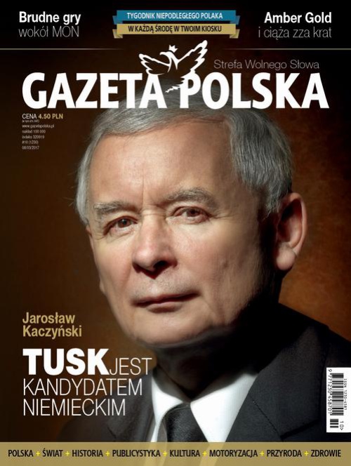 Обкладинка книги з назвою:Gazeta Polska 08/03/2017