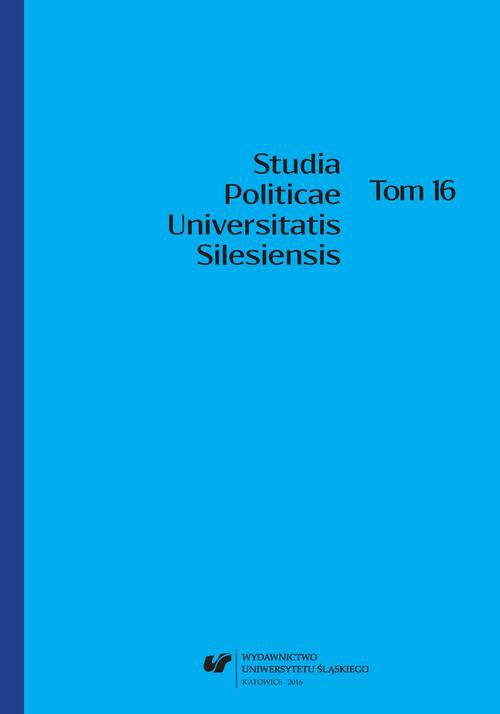 Okładka książki o tytule: Studia Politicae Universitatis Silesiensis. T. 16