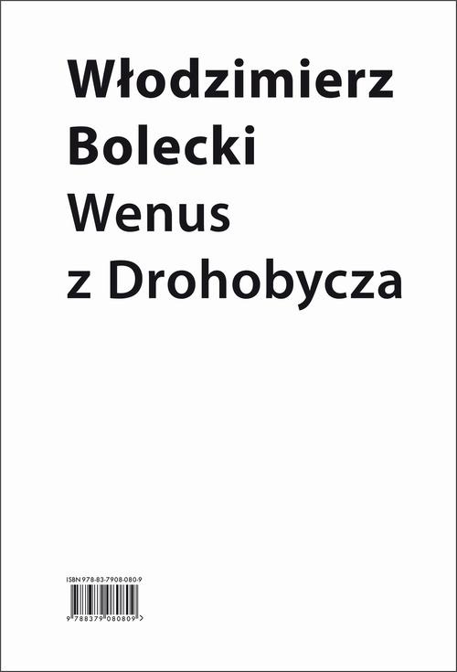 Okładka książki o tytule: Wenus z Drohobycza