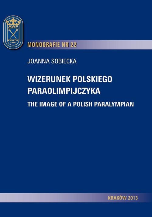 Okładka książki o tytule: Wizerunek polskiego paraolimpijczyka