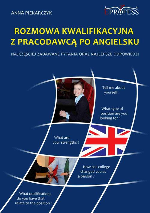 The cover of the book titled: Rozmowa Kwalifikacyjna z Pracodawcą Po Angielsku