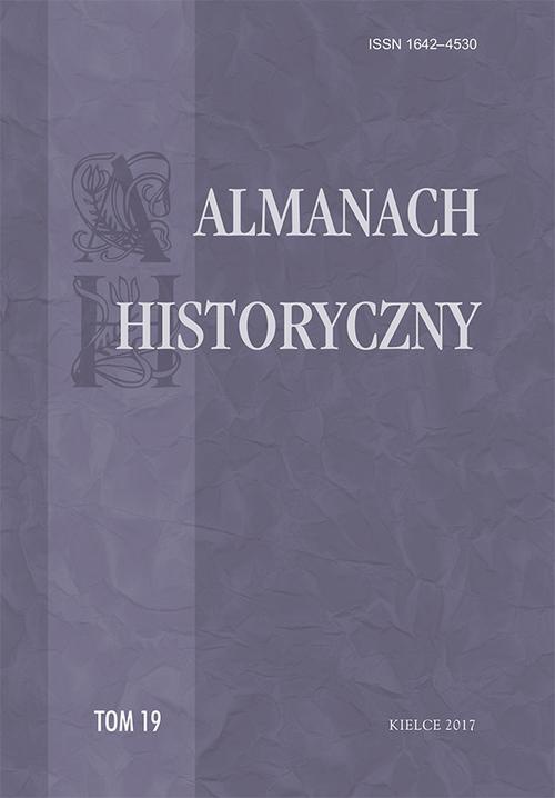 Okładka książki o tytule: Almanach Historyczny, t. 19