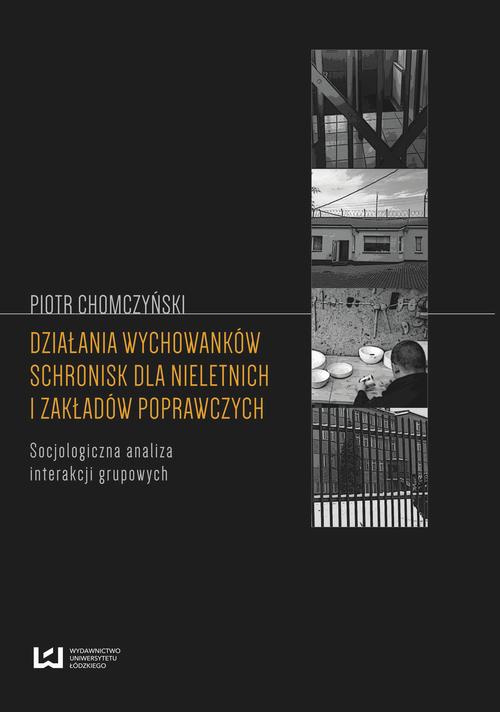 The cover of the book titled: Działania wychowanków schronisk dla nieletnich i zakładów poprawczych. Socjologiczna analiza interakcji grupowych