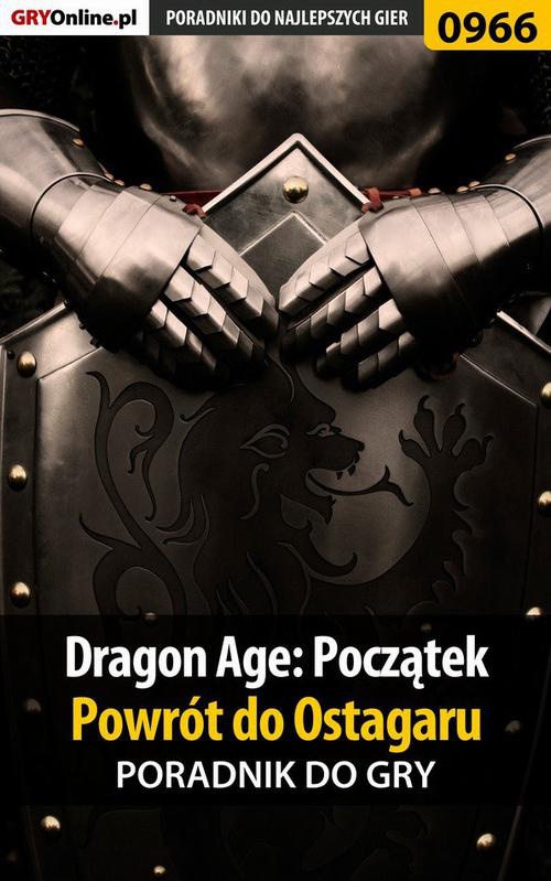 Okładka:Dragon Age: Początek - Powrót do Ostagaru - poradnik do gry 