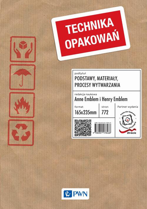 Обложка книги под заглавием:Technika opakowań