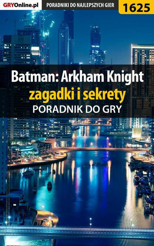 Okładka:Batman: Arkham Knight - zagadki i sekrety 