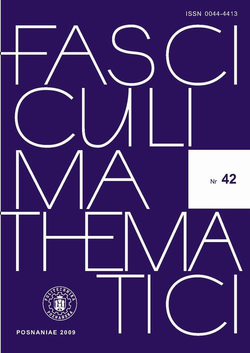 Okładka książki o tytule: Fasciculi Mathematici 2009/42