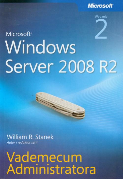 The cover of the book titled: Microsoft Windows Server 2008 R2 Vademecum administratora