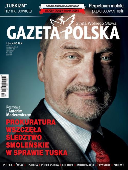 Okładka książki o tytule: Gazeta Polska 22/03/2017