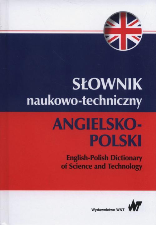 The cover of the book titled: Słownik naukowo-techniczny angielsko-polski