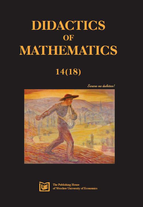 Обложка книги под заглавием:Didactics of Mathematics 14(18)