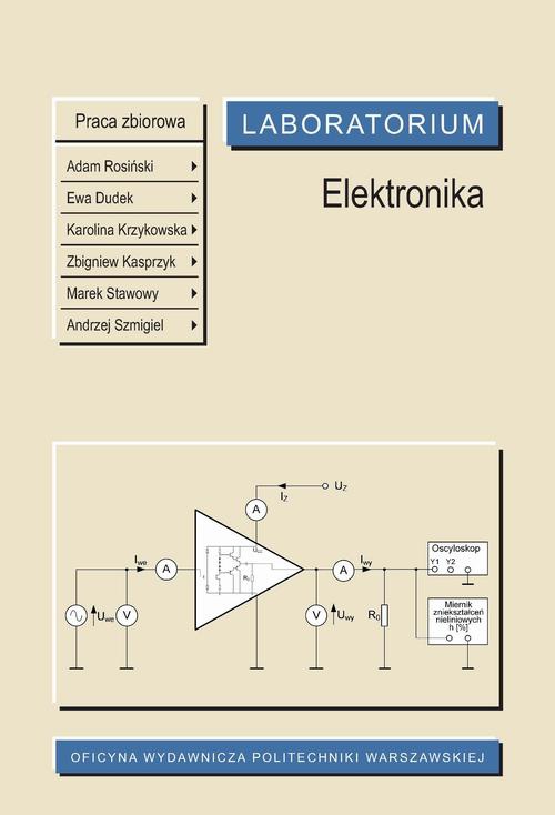 Обложка книги под заглавием:Elektronika. Laboratorium