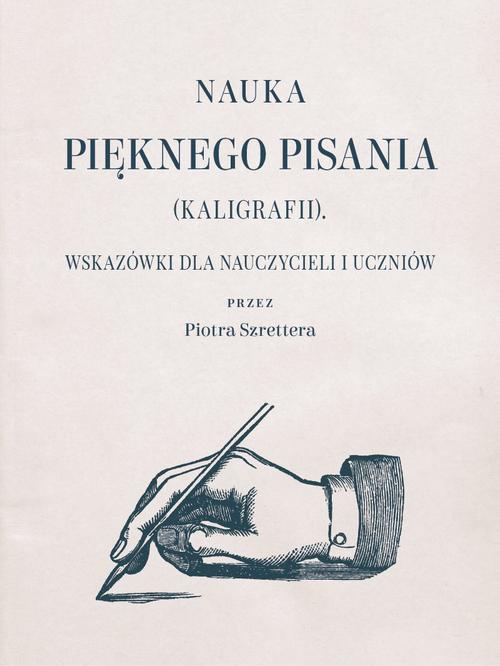 Обложка книги под заглавием:Nauka pięknego pisania (kaligrafii)