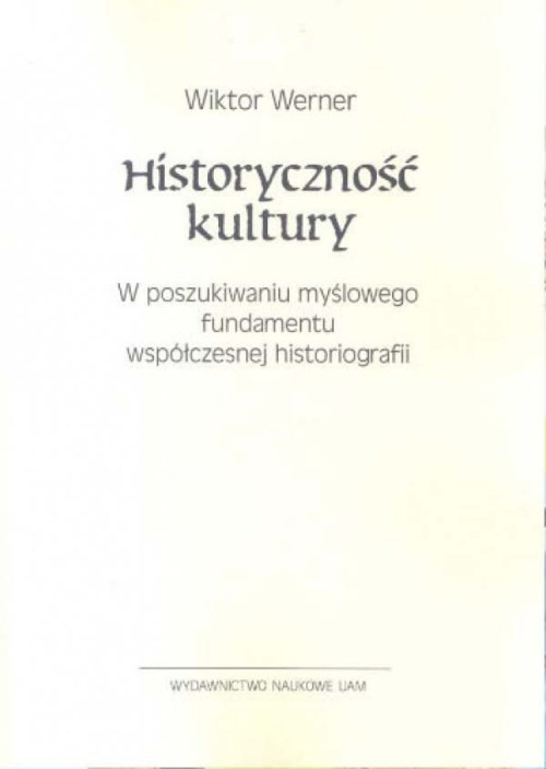 Okładka książki o tytule: Historyczność kultury