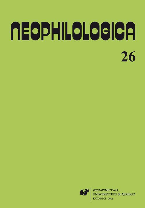 Okładka książki o tytule: „Neophilologica” 2014. Vol. 26: Le concept d'événement et autres études